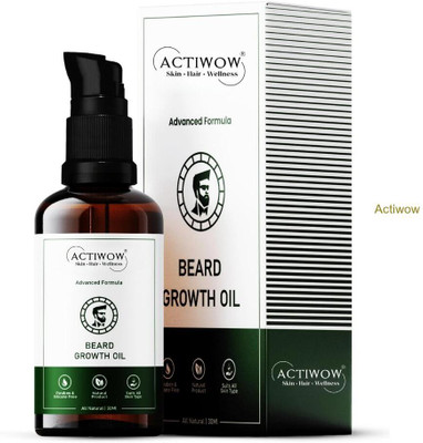 ACTIWOW Beard Growth Oil That Fuels Beard From Base to Tip Hair Oil(30 ml)