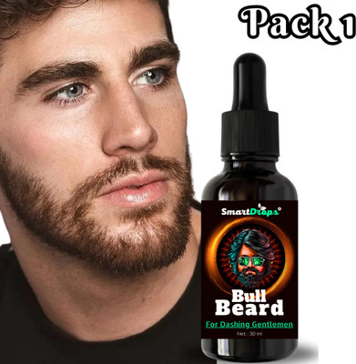 smartdrops Beard Oil for Beard Growth and Styles Beard Hair Oil(30 ml)