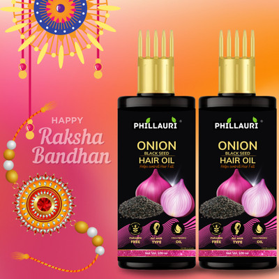 Phillauri Black Seed Onion - COMB  Hair Oil(200 ml)