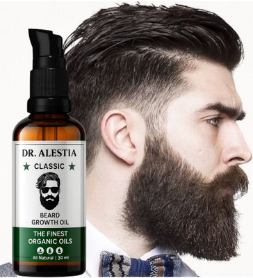 dr. alestia Thick and Long Beard with Beard Oil for Long Beard Man Hair Oils Hair Oil(30 ml)