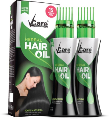 Vcare Herbal Hair Oil With Wonder Cap, 100 ml (Pack of 2) Hair Oil(200 ml)
