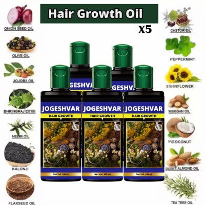 jogeshvari All-in-One Herbal Hair Oil - Hair Problems- Rant and Healthy Hair Oil(500 ml)