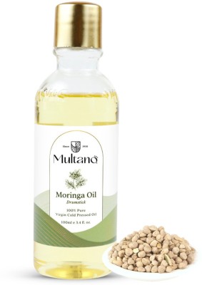 Multano Pro Cold Pressed Moringa Oil Pure Undiluted, Unrefined Moringa Oil For Hair and Skin Hair Oil(100 ml)