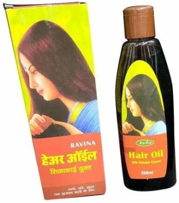 Ravina with shikakai extract hair oil 100ml pack of 2 Hair Oil(100 ml)