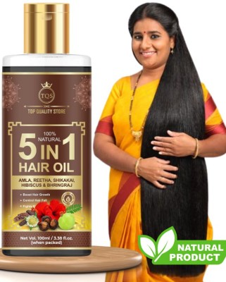 Top Quality Store Jadibuti Mix Hibiscus Bhringraj Hair Growth Oil For Reduce Hair Fall Hair Oil(100 ml)