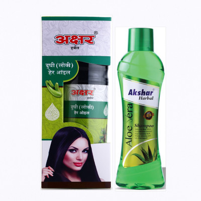 AKSHAR Dudhi(Lauki) Hair Oil 900ml + AloeVera Shampoo 200ml | stronger and Shining hair Hair Oil(1100 g)
