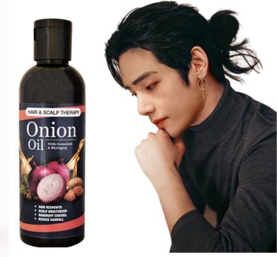 Manarya Sun's Heart Onion Geranium Oil Pack of 1 Hair Oil(100 ml)
