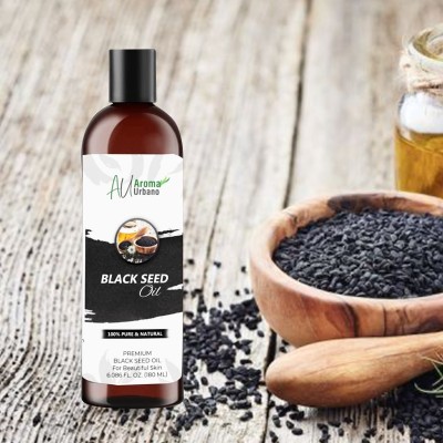 AU AROMA URBANO black seed oil 180 ml Hair Oil(180 ml)