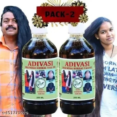 Adivasi original hair oil 500 ml. Regrowth Anti Hair Fall Anti Dandruff Hair Oil(500 ml)