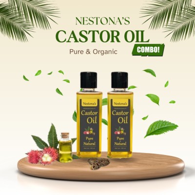 nestona Pure Hair Oil Combo | Organic Castor Oil Hair Oil(100 ml)