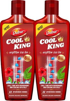 Dabur Ayurvedic Cool King | Thanda Tel | Up to 8 hours of refreshing relaxation Hair Oil(940 ml)