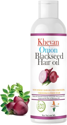 Khevan Organics Onion Blackseed Hair Oil | Anti-Hair Fall For Man And Woman Hair Oil(100 ml)