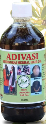 Adivasi Bhringraj Herbal Hair Oil,Made B Hair Oil(250 ml)