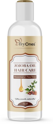 Tryones Jojoba Oil Hair Care - Rosemary Tea Tree Silky Smooth Naturally Hair Oil(100 ml)