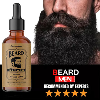 Rosevely Beard Oil for Growing Beard Faster with Best Beard Growth Oil Use For Men Hair Oil(30 ml)