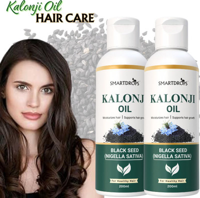 smartdrops Kalonji Oil Black Seed Oil, Hair Growth For Hair Oil, Multipurpose  Hair Oil(400 ml)