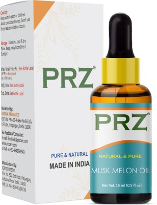 PRZ Musk Melon Cold Pressed Carrier Oil (15ML) - Pure Natural & Undiluted For Skin Care & Hair Care Hair Oil(15 ml)