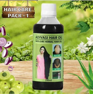 Adivasi hair growth primium and anti dandruff hair oil 250 ml Hair Oil(250 ml)
