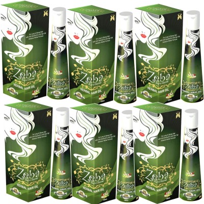 ZEBA pack of 6 the roots of the hair and nourishes the hair-shaftsoil Hair Oil(100 ml)