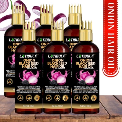 Latibule Black Seed Onion Hair Oil - WITH COMB APPLICATOR - Regrowth Aryuvedic  Hair Oil(600 ml)