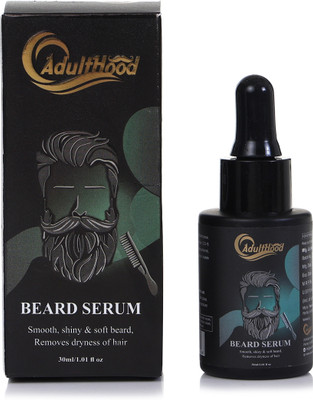 Adulthood Beard Serum 30 ml | Smooth, shiny & soft Beard daily use for men Hair Oil(30 ml)