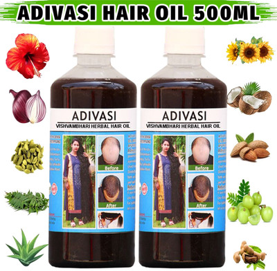 Adivasi ShineMelt Herbal  Hair Oil(500 ml)