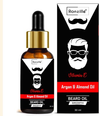 RONZILLE Beard Growth oil with Natural oil with jojoba and vitamin E Hair Oil(30 ml)