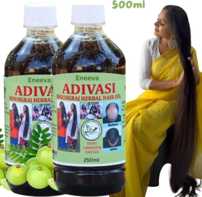 eneeva bhringraj herbal hair oil 500 ml | hair oil original 499 | hair oil original Hair Oil(500 ml)