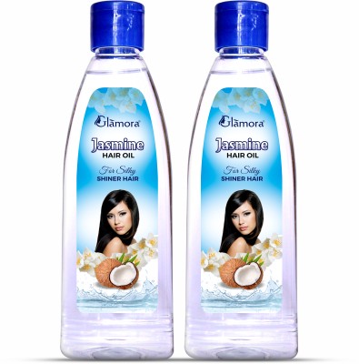 Glamora Jasmine Hair oil For hair Growth And Anti Hairfall Hair Oil(400 ml)