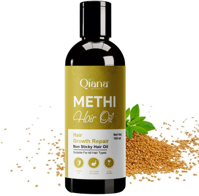 Qiana Methi Hair Oil – Natural Way to Reduce Hair Fall Hair Oil(100 ml)