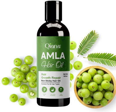Qiana Amla Hair Oil – Gives Hair a Healthy, Glossy Look Hair Oil(100 ml)