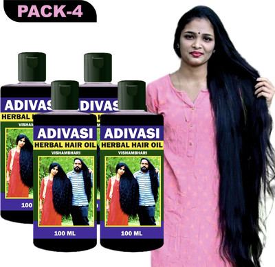 Adivasi Neelambari Medicine All Type of Hair Problem Herbal Natural Hair Oil(401 ml)