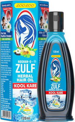 looloo Roshan-e-Zulf Hair Oil 120ml |Herbal Hair Oil |Mint, Brahmi & Henna Hair Oil(120 ml)