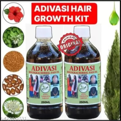 Adivasi Ashwagandha Bhringraj Vital Elixir Hair Oil hair growth herb oil 100ml- pack 4 Hair Oil(100 ml)