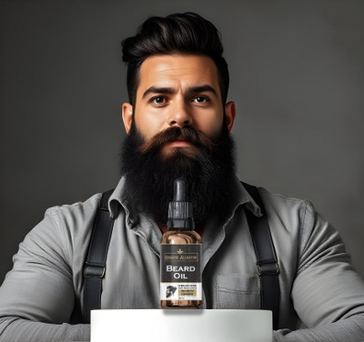 ORGANIC ALLIGATOR Premium beard oil for optimum beard growth / TRIO- GROWTH formulated  Hair Oil(30 ml)