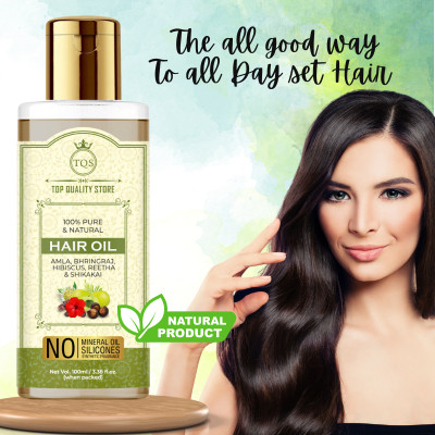 TQS Amla Reetha Hibiscus & Bhringraj Mix  Hair Oil(100 ml)