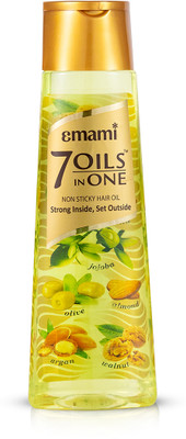 EMAMI 7 Oils in One Hair Oil | Makes Hair 20x Stronger and Manageable Hair Oil(500 ml)