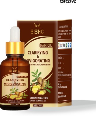 EIBHC Ginger Oil for Hair Growth,Hair Growth Serum,Biotin Hair Growth Oil Hair Oil(60 ml)