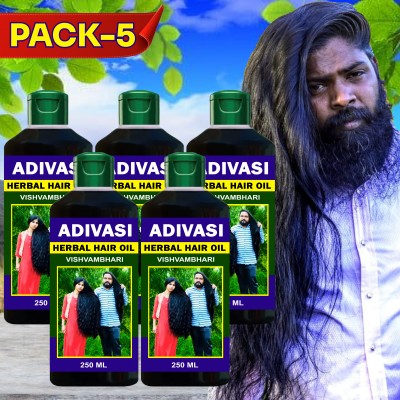 Vishvambhari Adivasi Jadibuti Natural Hair oil For Demage Hair Repair k71 Hair Oil(1250 ml)