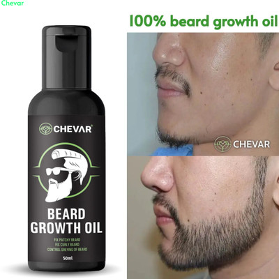 Chevar Beard oil Regrow Patchy Beard Using Natural Beard Oil Hair Oil(50 ml)