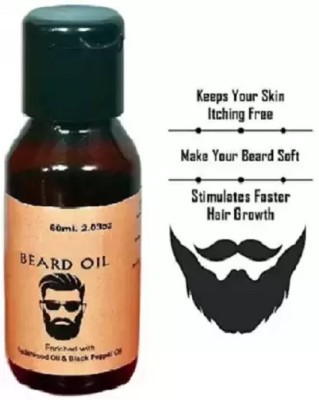 FELICECHIARA Men Beard Growth Oil 60 ml for More Beard Growth  Hair Oil(60 ml)