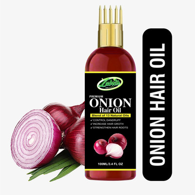 Zubron Organics Black Seed Onion Hair Oil - WITH COMB APPLICATOR - Controls Hair Fall Hair Oil(100 ml)