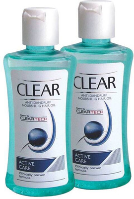 Clear Anti-Dandruff Nourishing Hair Oil 75X2 150ML Hair Oil(150 g)