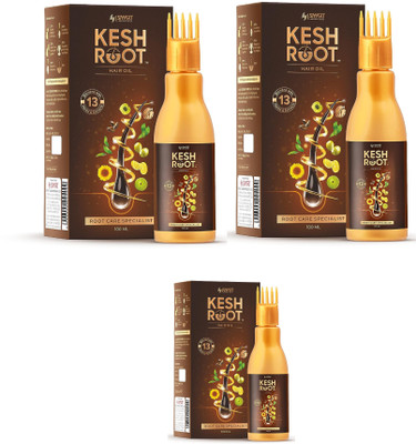 KESH ROOT FOR HAIR OIL PACK OF 3 Hair Oil(100 ml)