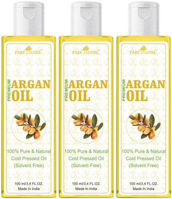 PARK DANIEL Premium Argan oil combo of 3 bottles of 100 ml (300 ml) Hair Oil(300 ml)