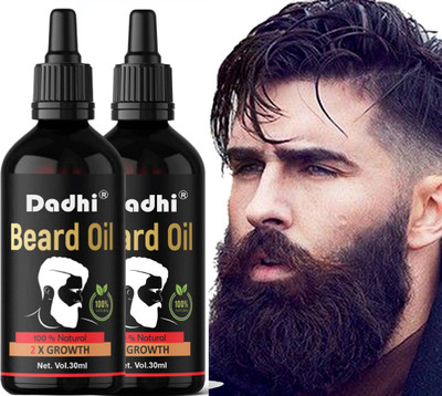 Dadhi Beard Growth Tonic for Thicker Beard Growth with Aminexil & LashLD Hair Oil(60 ml)