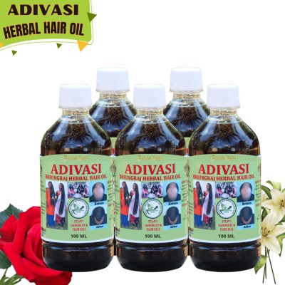 Growkesh Bhringraj oil for Growth, Shine, and Nourishment - Your Path to Beautiful hair Hair Oil(500 ml)