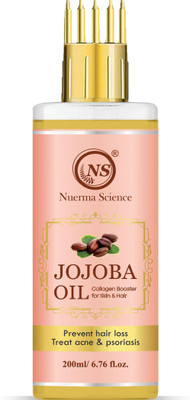 Nuerma Science Premium Grade Jojoba Oil with Vitamin E Hair Oil(200 ml)