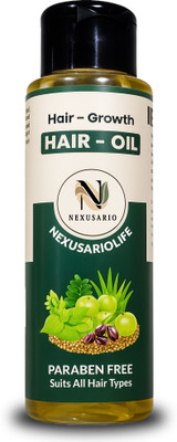 Nexusario Hair Growth Oil | Amla Jojoba Coconut & Aloe Vera | Natural | No Paraben 100 ml Hair Oil(100 ml)