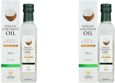 Kerala Ayurveda Cold-Pressed Virgin Coconut Oil - 250 ml (Pack of 2) Hair Oil(500 ml)